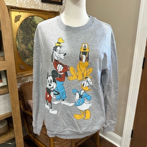 Disney Sweaters - Gray Disney Character Women’s Sweater size small